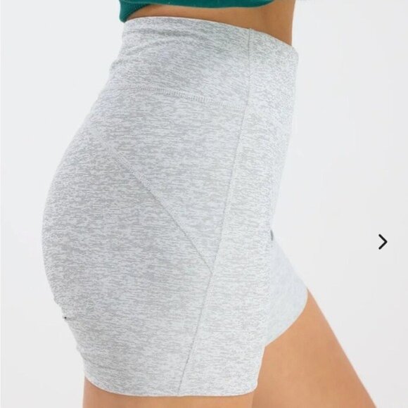 Outdoor Voices Warmup 5" Biker Short Gray Granolacore Size XXL - Picture 10 of 11